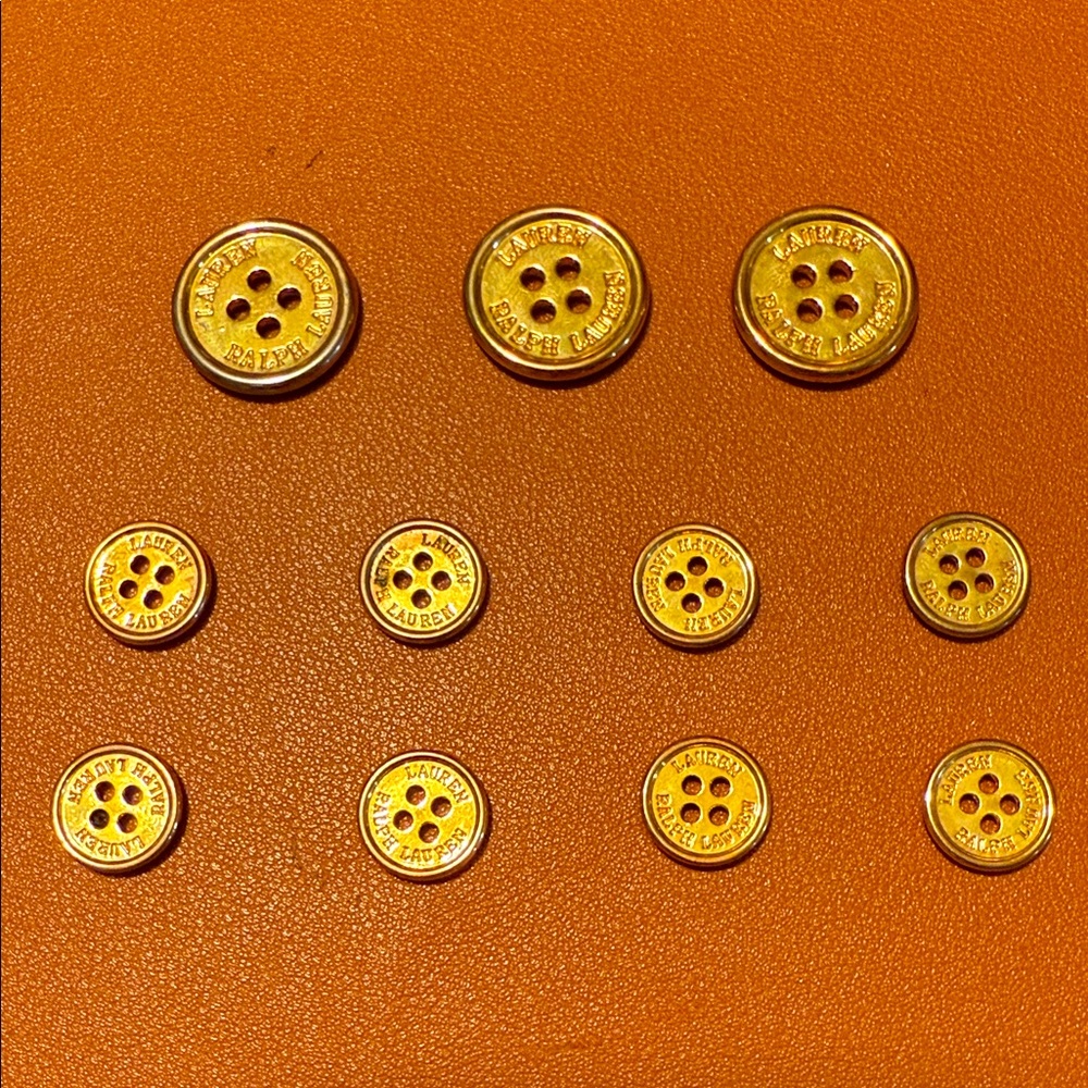 Ralph Lauren Gold Button Set